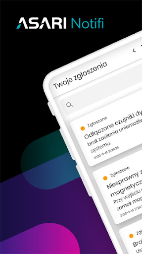 Android application ASARI NOTIFI screenshort