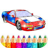 Car Coloring Game offline🚗 icon