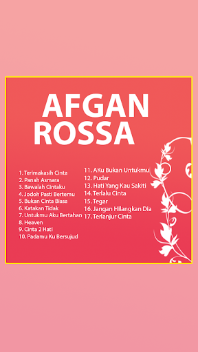 Kumpulan Rossa Afgan Screen 3
