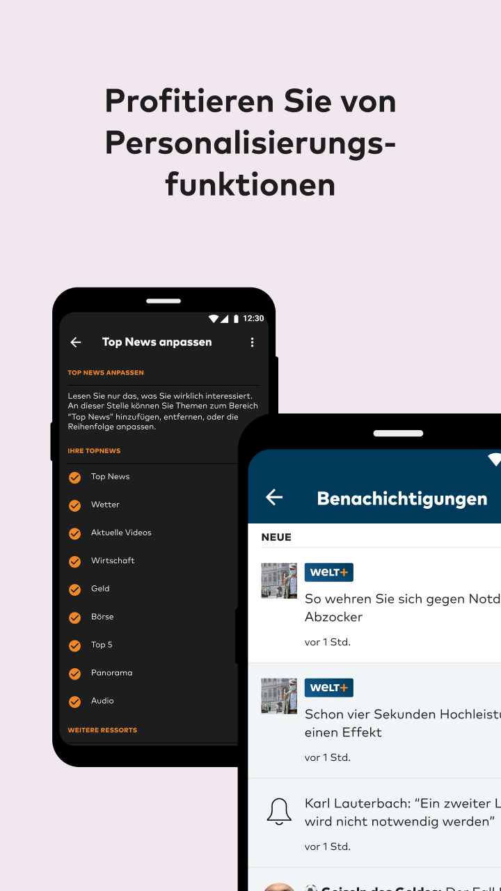 Android application WELT News – Nachrichten live screenshort