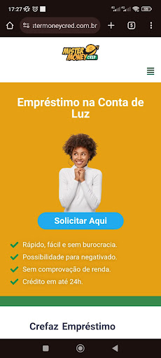 Android application Empréstimo na Conta de Luz screenshort