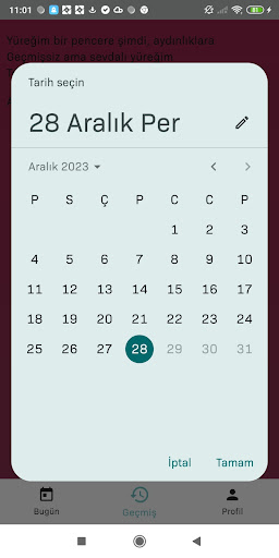 Qr Takvim Screen 3