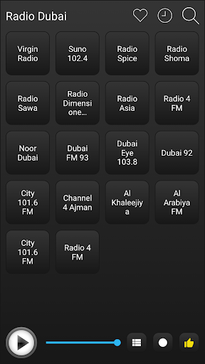 Dubai Radio FM AM Music Screen 2