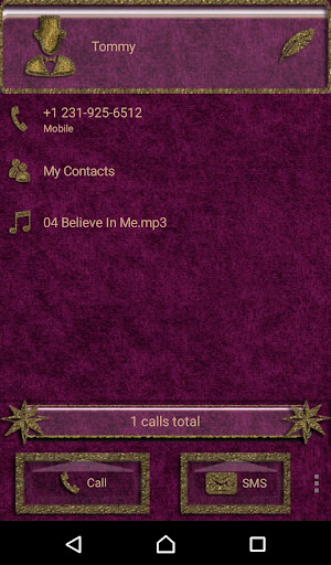 Pink Gold Chandelier Dialer th Screen 2