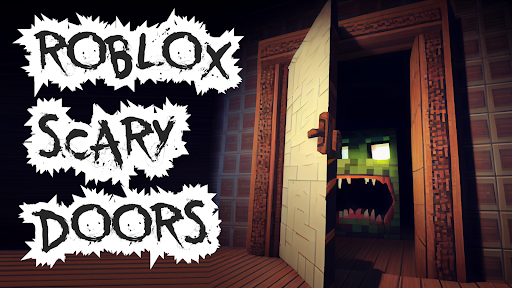 Android application Roblox Scary Doors Mod in MCPE screenshort