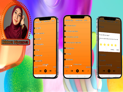 Android application Dildora Niyozova Qoshiqlar screenshort