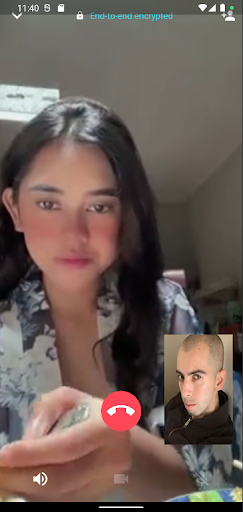 Android application Ziva Magnolya Fake Video Call screenshort