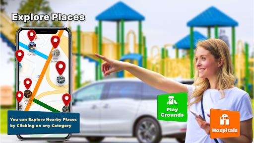 Voice GPS Map Navigation Route screenshot