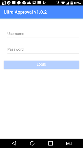 Android application Ultra Approval screenshort