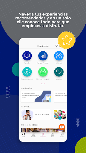 Android application Tu experiencia FEC screenshort