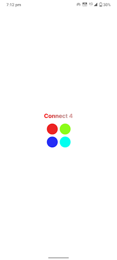 Android application Connect4 screenshort