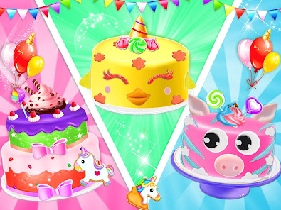 Captura de Pantalla 6 Juegos de pastel de unicornio android