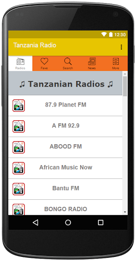 Android application Tanzanian Radios, Music & News screenshort