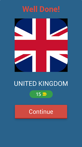 Guess World Flags Quiz Screen 2