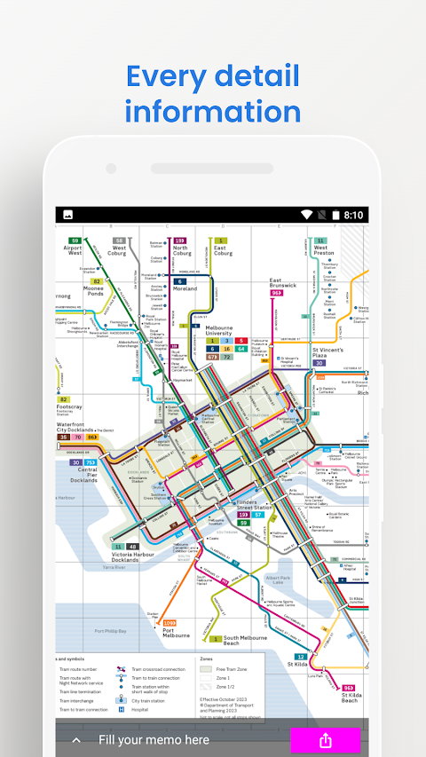 Melbourne Bus Train Tram Mapのおすすめ画像5