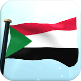 Sudan Flag 3D Free Wallpaper icon
