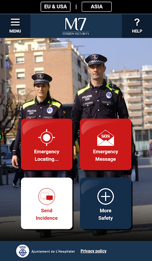 Android application Citizen Security - L`H screenshort