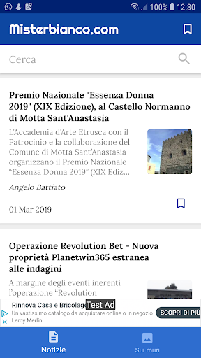 Android application Misterbianco.COM screenshort