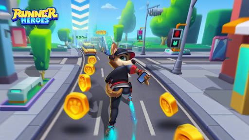 لعبة Runner Heroes apk مهكر5