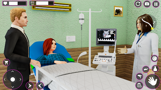 仮想妊娠中の母親の幸せな生活シミュレーター 3 d ゲーム