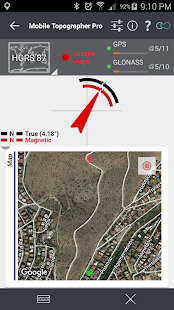 Mobile Topographer Pro Ekran görüntüsü