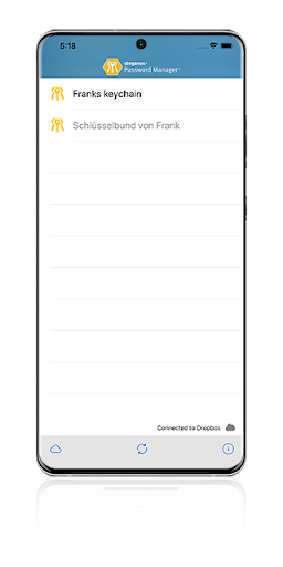 Steganos Password Manager Screen 2