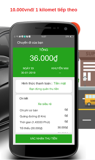 GV Driver - Dành cho tài xế Screen 3
