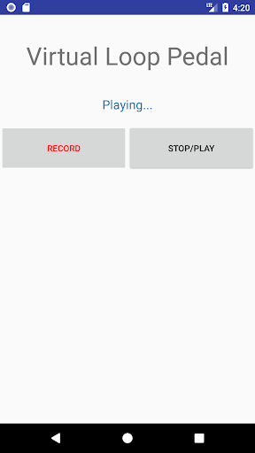 Virtual Guitar Looper Pedal Screen 3