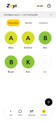 Zeyi - Virtual phone numbers Screenshot