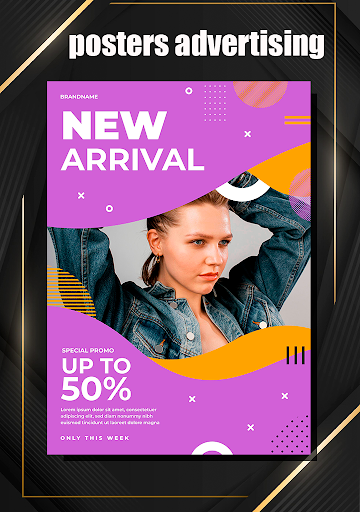 Android application Poster maker, Flyer Maker screenshort
