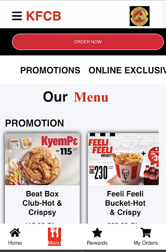 KFCB FOOD Screenshot 3 - AppWisp.com
