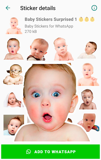 Baby Stickers for WhatsApp Screen 3