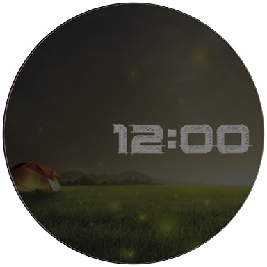 Watch Face Nature wear OS Screen 3