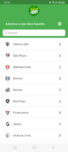 FutebolBR - Notícias e Jogos screenshot 2