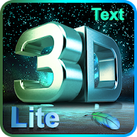 3D Текст Фото редактор Lite-3D логотип & 3D имя