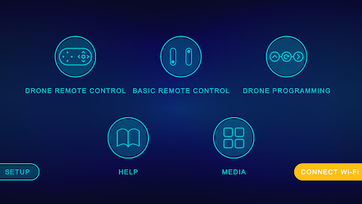 Android application Robotics: Drone screenshort