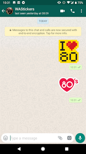 WAStickerApps 80s Retro Sticke Screen 3