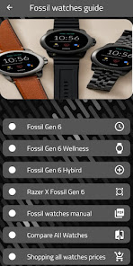 Fossil Gen 6 Watches Guide 3 APK + Мод (Unlimited money) за Android