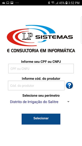 Android application Sata Produtor screenshort