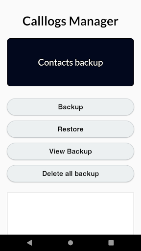 Screenshot of Super SMS Backup & Restore
