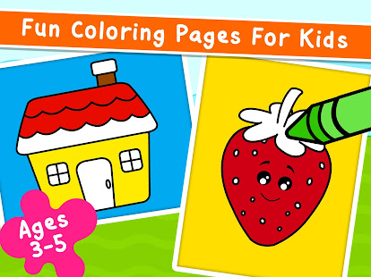 Coloring Games for Kids - Drawing & Color Book  Screenshots 9