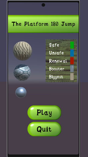Android application Platform Game - Falling Ball screenshort