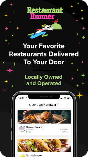 Android application Restaurant Runner screenshort