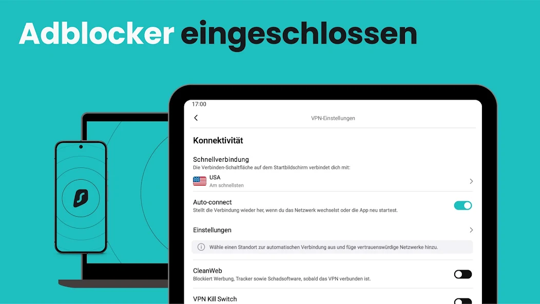 Surfshark: VPN für mehr Schutz Snaps 15