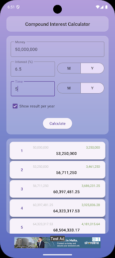 Compound Interest Calculator screenshot 5