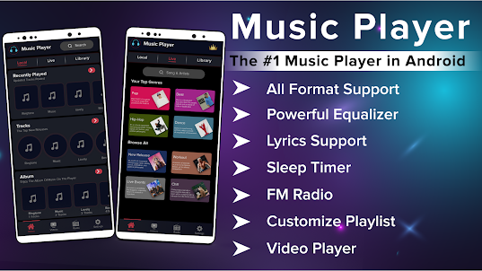 Music Player, MP3 Audio Player
