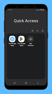 Quick Access - Custom shortcut