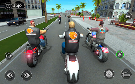 Captura 13 Real Gangster Bike Racing android