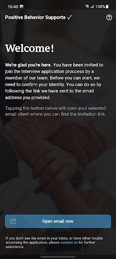 Android application Applicant Interview screenshort