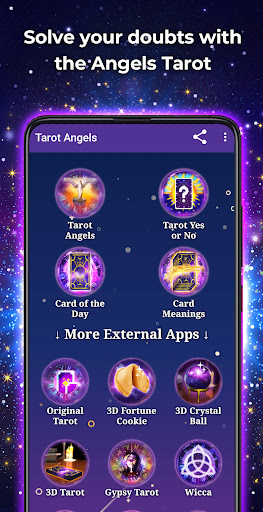 Android application Angels Tarot - Card reading screenshort